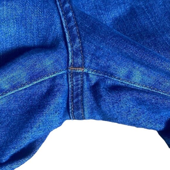 Madewell tall curvy high rise skinny crop jeans in delmar Wash:eco edition 35T - Picture 8 of 10